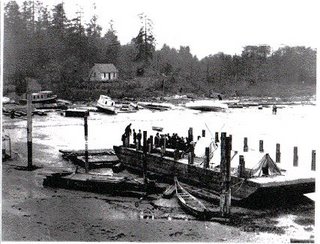 FIRST NATIONS OF THE KHATSALANO AREA .. BEING SHIPPED AWAY FROM THEIR HOMES.